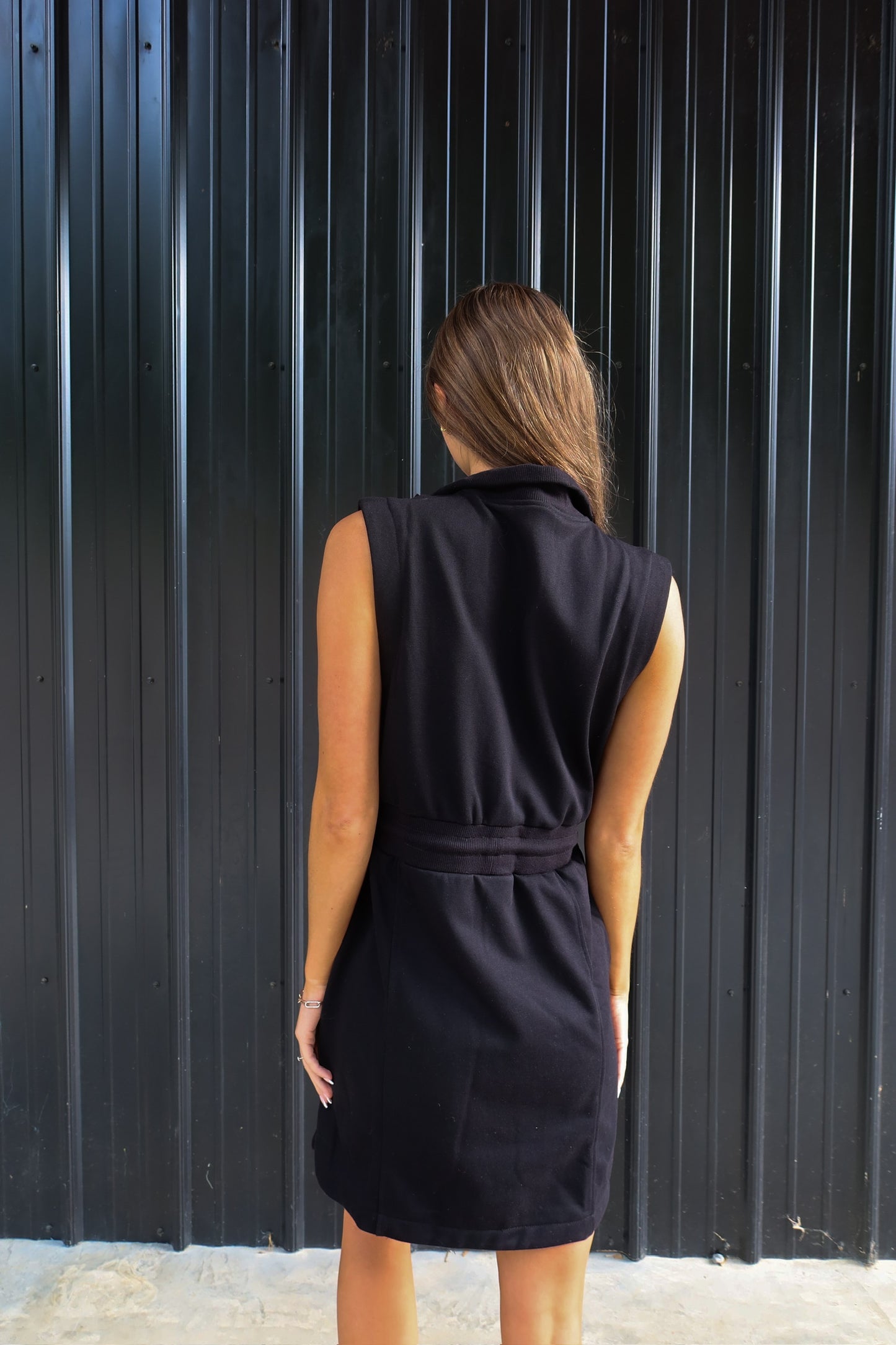 Bella Black Athletic Dress