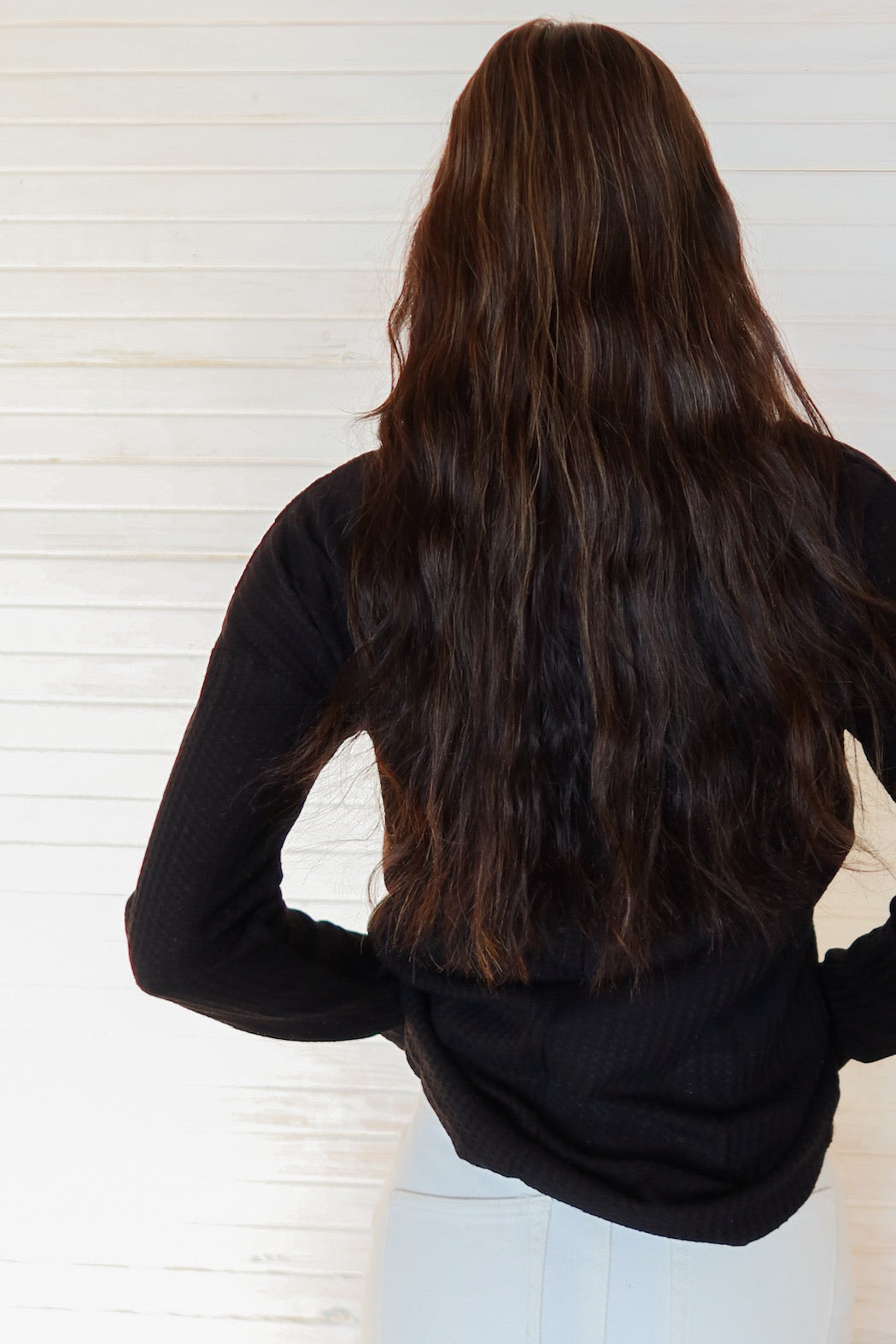 Wendi Waffle Knit - Long Sleeve