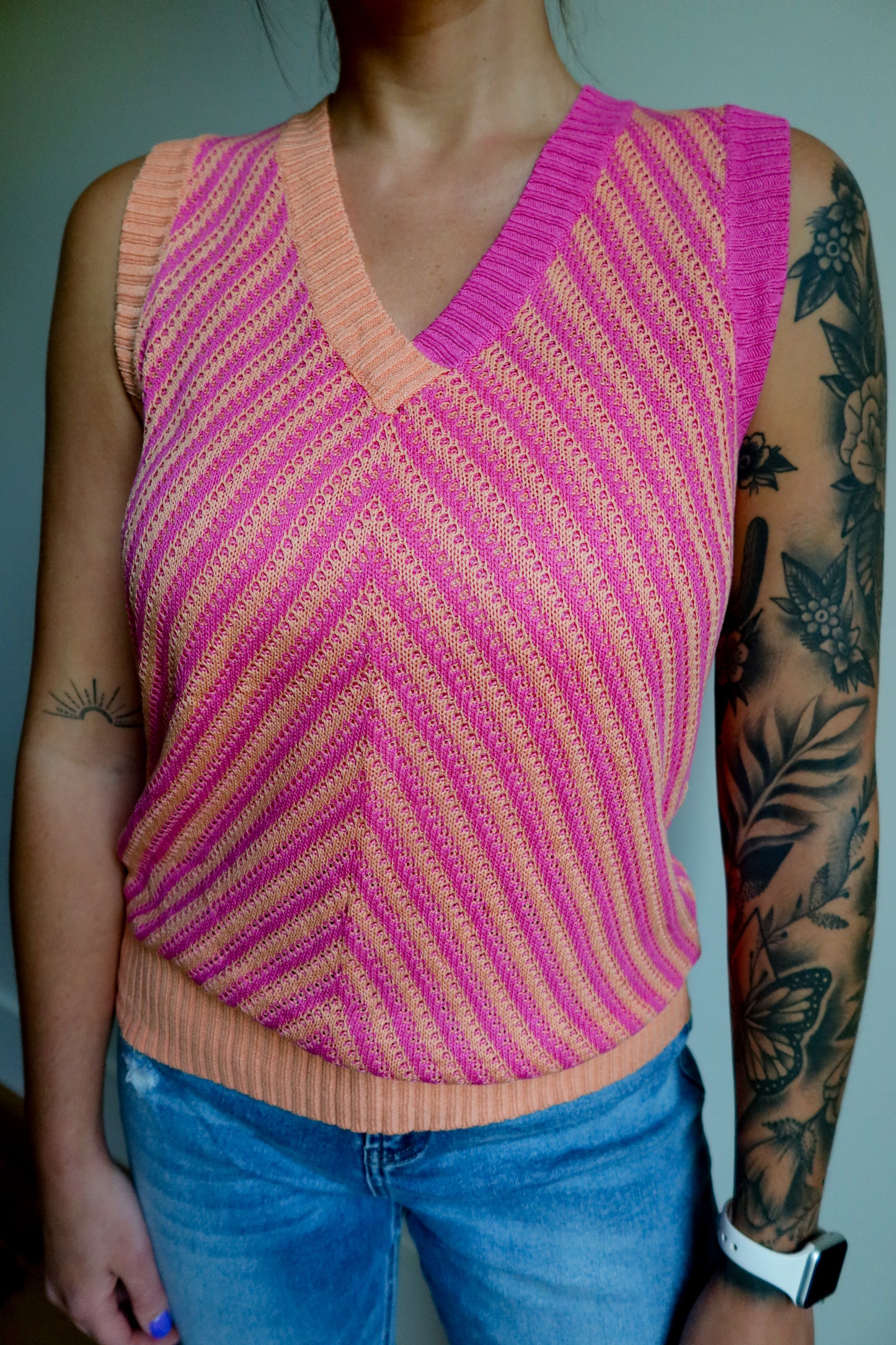 Luna Chevron Top