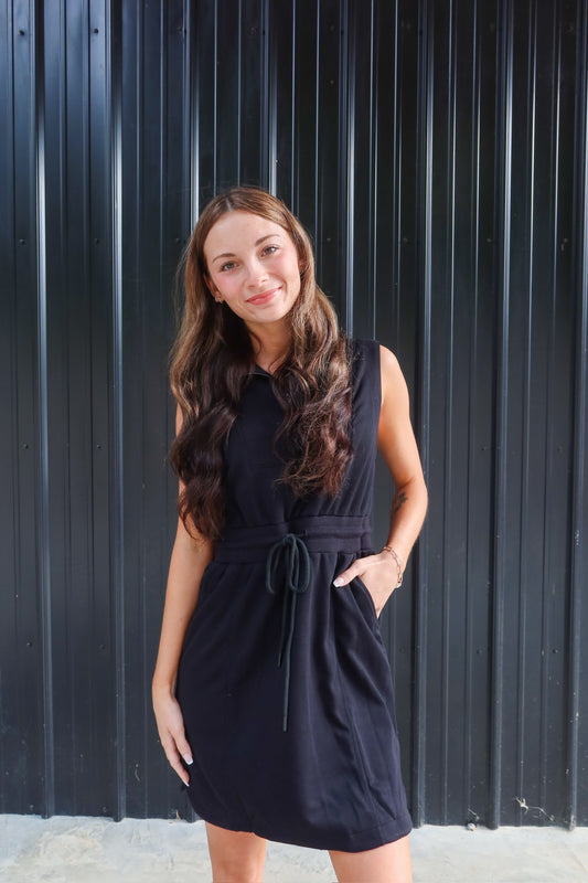 Bella Black Athletic Dress