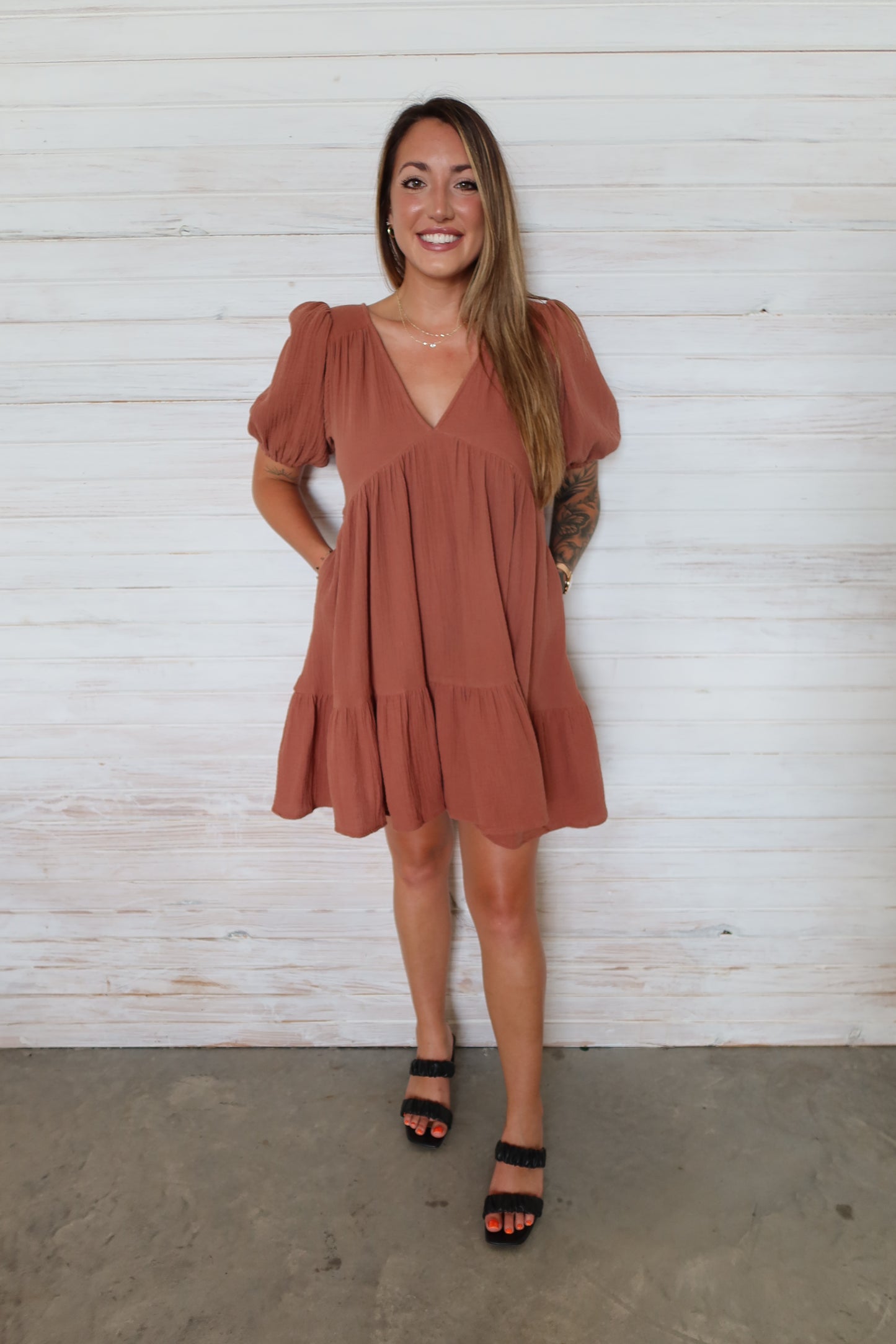 Penny Dress - Terracotta