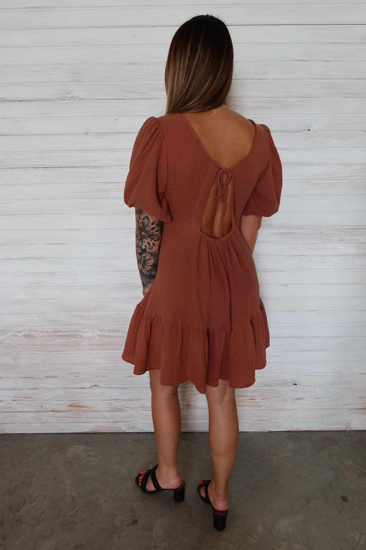 Penny Dress - Terracotta