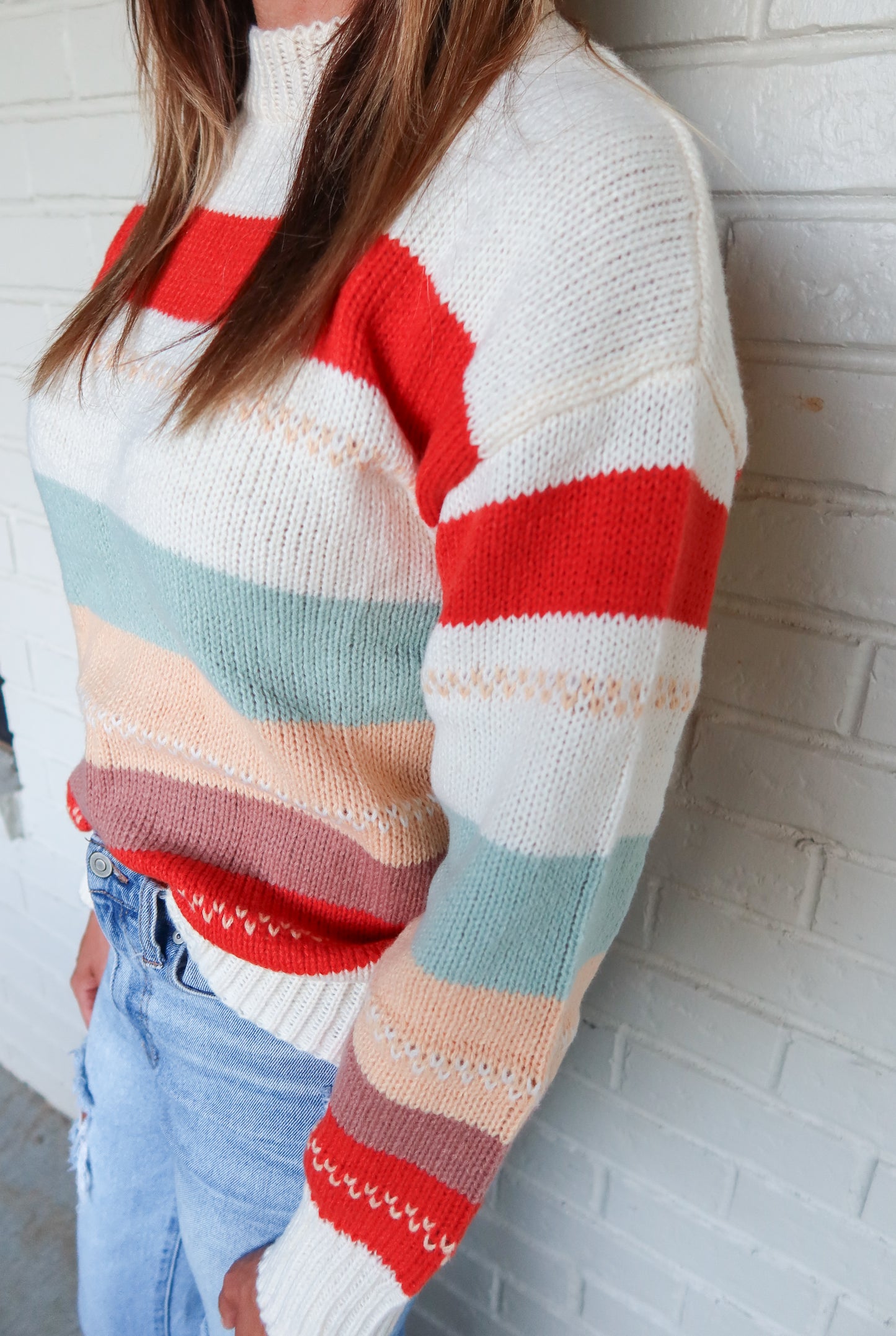 Amelia Color Block Sweater