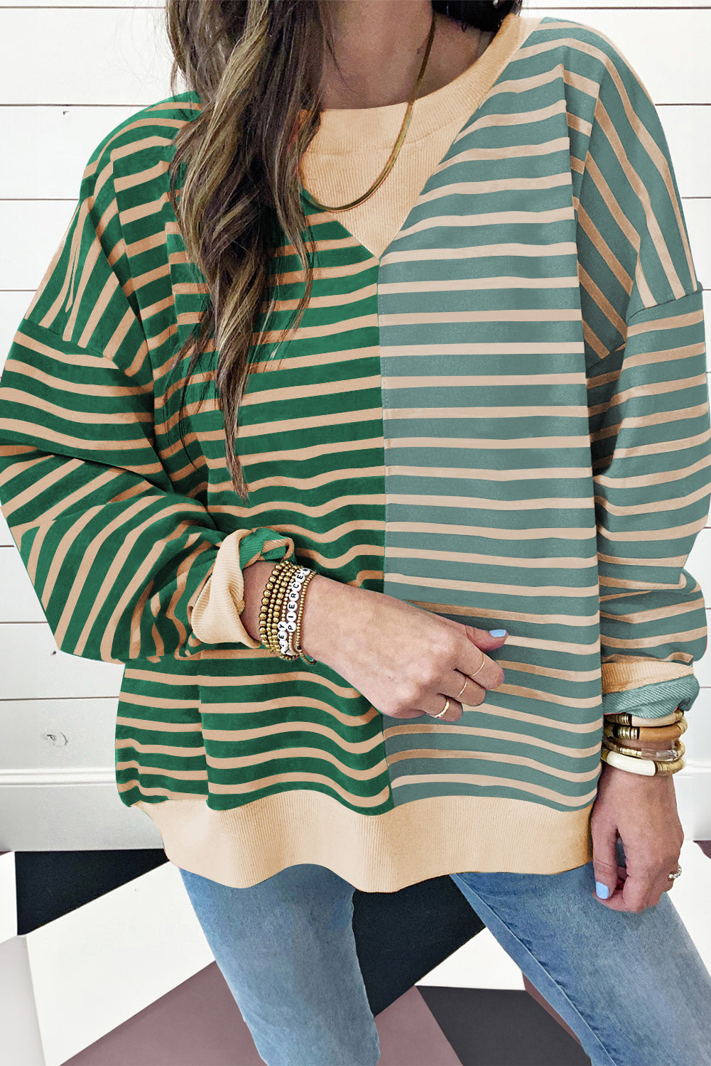 Savanna Stripe Sweatshirt